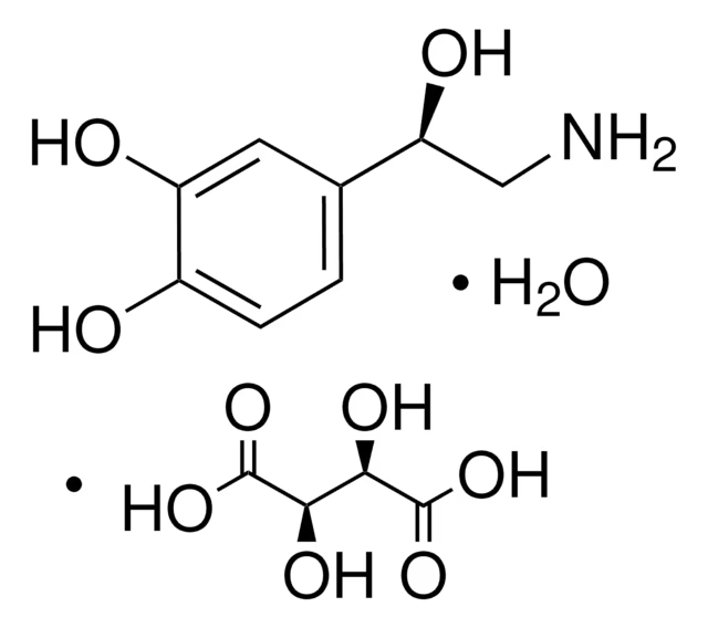 L-NORADRENALINE BITARTRATE structure, CAS 51-40-1