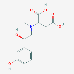 N-(2-Succinyl) Phenylephrine (Mixture of Diastereomers) structure, CAS 915278-80-7
