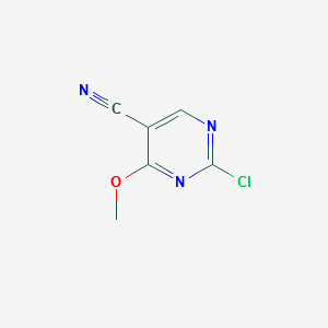 2-Chloro-4-Methoxy-pyriMidine-5-carbonitrile structure, CAS 1106295-93-5