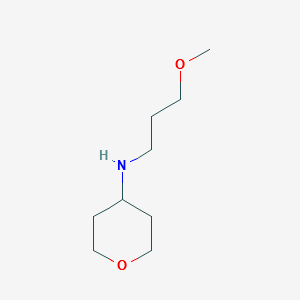 (3-METHOXY-PROPYL)-(TETRAHYDRO-PYRAN-4-YL)-AMINE structure, CAS 887589-01-7