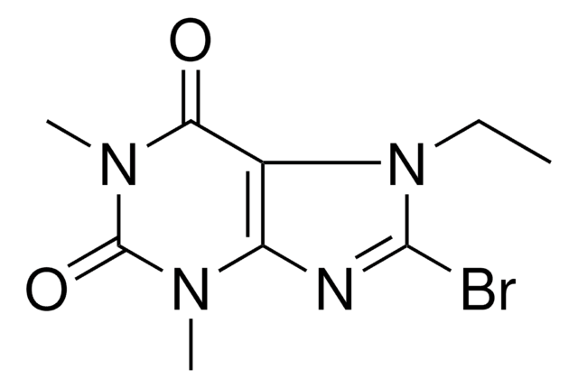 8-BROMO-7-ETHYL-1,3-DIMETHYL-2,3,6,7-TETRAHYDRO-1H-PURINE-2,6-DIONE structure, CAS 17801-69-3