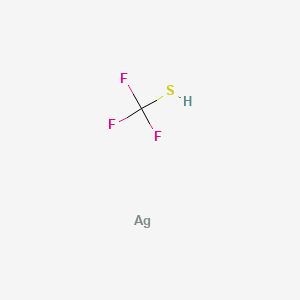 (Trifluoromethylthio) silver(I) structure, CAS 811-68-7