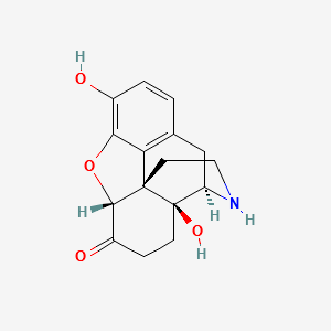 (5alpha)-4,5-epoxy-3,14-dihydroxymorphinan-6-one structure, CAS 33522-95-1