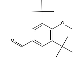 3,5-DI-T-BUTYL-4-METHOXYBENZALDEHYDE structure, CAS 5221-17-0