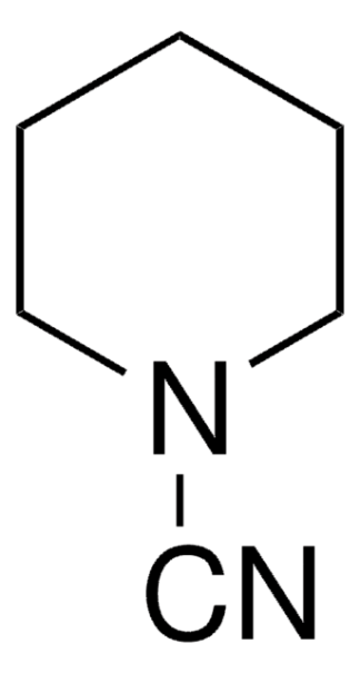 1-PIPERIDINECARBONITRILE structure, CAS 1530-87-6