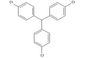 1-[bis(4-chlorophenyl)methyl]-4-chloro-benzene structure, CAS 27575-78-6