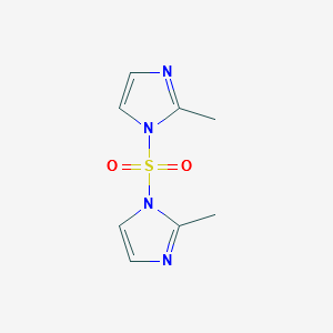 1,1'-Sulfonylbis(2-methyl-1H-imidazole) structure, CAS 489471-87-6