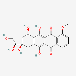 Doxorubicinolone structure, CAS 56149-23-9