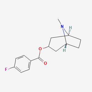3-pseudotropyl-4fluorobenzoate structure, CAS 172883-97-5