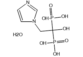Zoledronic acid hydrate structure, CAS 165800-06-6