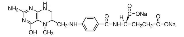 5-METHYLTETRAHYDROFOLIC ACID DISODIUM SALT structure, CAS 68792-52-9