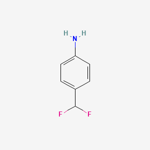 4-(DifluoroMethyl)aniline structure, CAS 49658-26-6