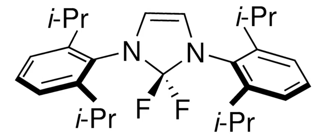 1,3-Bis(2,6-diisopropylphenyl)-2,2-difluoro-2,3-dihydro-1H-imidazole structure, CAS 1314657-40-3