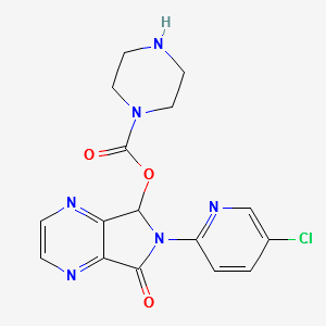 N-DESMETHYL ZOPICLONE structure, CAS 59878-63-6
