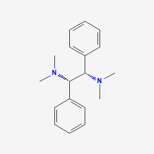 (1S,2S)-N,N,N',N'-Tetramethyl-1,2-diphenylethane-1,2-diamine structure, CAS 91361-07-8
