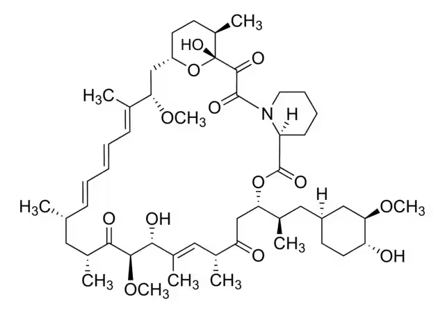 RAPAMYCIN structure, CAS 53213-88-9