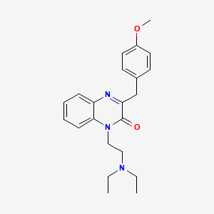 CAROVERINE structure, CAS 23-46576-1