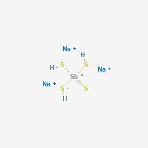 SODIUM THIOANTIMONATE structure, CAS 13776-84-6