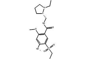 (S)-AMISULPRIDE structure, CAS 71675-92-8