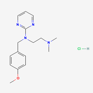 thonzylamine hydrochloride structure, CAS 63-56-9