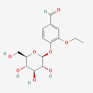 ETHYLVANILLINBETA-D-GLUCOPYRANOSIDE structure, CAS 122397-96-0