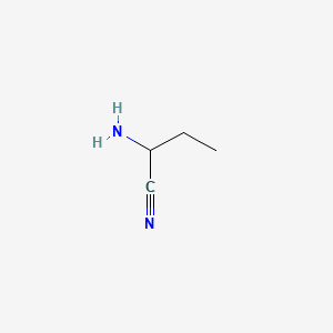 2-aminobutanenitrile structure, CAS 40651-89-6