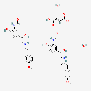 Formoterol fumarate dihydrate structure, CAS 183814-30-4