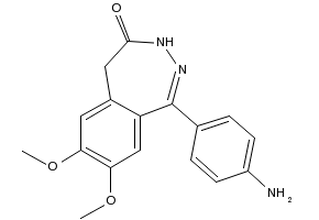 1-(4'-AMINOPHENYL)-3,5-DIHYDRO-7,8-DIMETHOXY-4H-2,3-BENZODIAZEPIN-4-ONE structure, CAS 178616-26-7