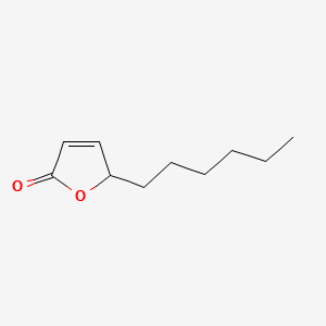 4-Hydroxy-2-decenoic acid 1,4-lactone structure, CAS 2518-53-8