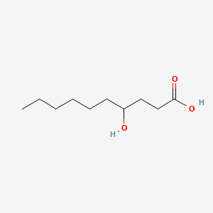 4-Hydroxycapric acid structure, CAS 17369-51-6