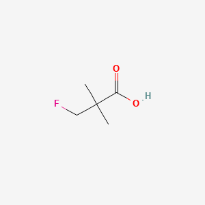 3-Fluoro-2,2-dimethyl-propionic acid structure, CAS 64241-77-6