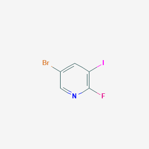 5-Bromo-2-fluoro-3-iodopyridine structure, CAS 1214376-88-1