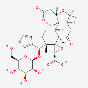Limonin glucoside structure, CAS 123564-61-4