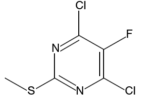 4,6-Dichloro-2-Methylsulfanyl-5-nitro-pyriMidine structure, CAS 1979-96-0
