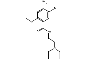 BROMOPRIDE structure, CAS 4093-35-0