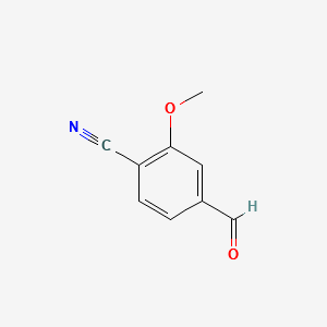4-ForMyl-2-Methoxybenzonitrile structure, CAS 21962-49-2