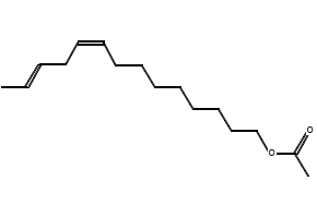 (Z,E)-9,12-TETRADECADIENYLACETATE structure, CAS 30507-70-1