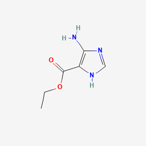 ETHYL 4-AMINO-5-IMIDAZOLECARBOXYLATE structure, CAS 21190-16-9