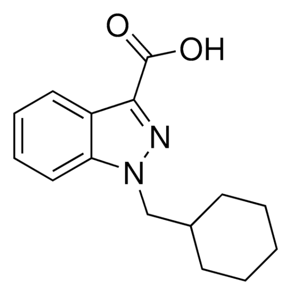AB-CHMINACA structure, CAS 1185887-21-1