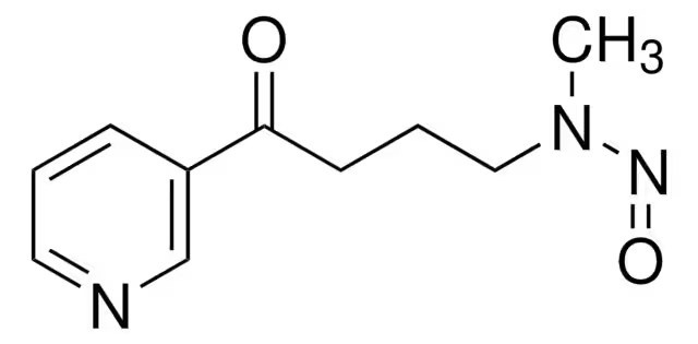 4-(methylnitro-samino)-1-(3-pyridyl)-1-butanone structure, CAS 64091-91-4
