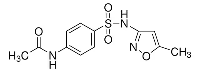 4-ACETYLAMINO-N-(5-METHYL-3-ISOXAZOLYL)BENZENESULFONAMIDE structure, CAS 21312-10-7