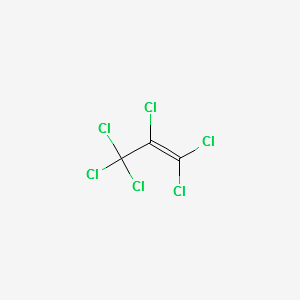 HEXACHLOROPROPENE structure, CAS 1888-71-7