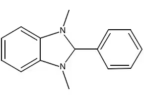 1,3-Dimethyl-1,3-dihydro-2-phenyl-2H-benzimidazole structure, CAS 3652-92-4