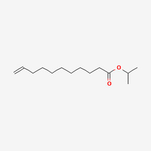 ISOPROPYL UNDEC-10-ENOATE structure, CAS 5459-98-3