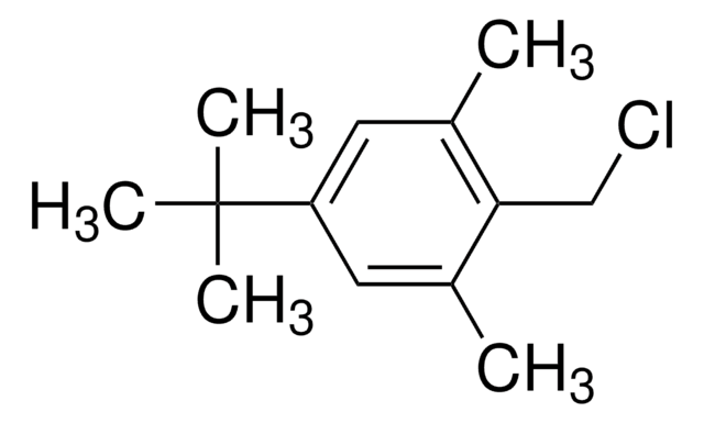 4-Tert-butyl-2,6-dimethylbenzylchloroide structure, CAS 19387-83-8