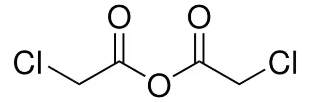 Chloroacetic anhydride structure, CAS 541-88-8