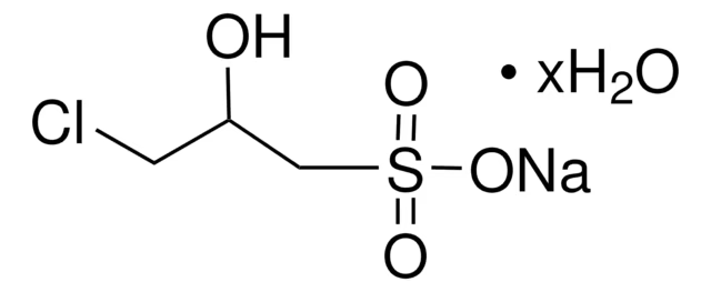 3-Chloro-2-hydroxy-1-propanesulfonic acid sodium salt hydrate structure, CAS 143218-48-8