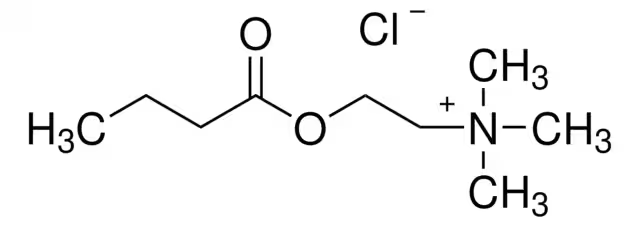 BUTYRYLCHOLINE CHLORIDE structure, CAS 2963-78-2