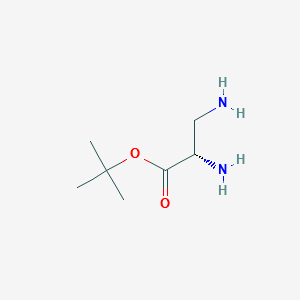 L-Alanine, 3-amino-, 1,1-dimethylethyl ester (9CI) structure, CAS 202477-94-9