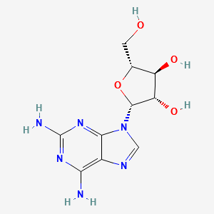 2,6-Amino-arabinoadenosine structure, CAS 34079-68-0